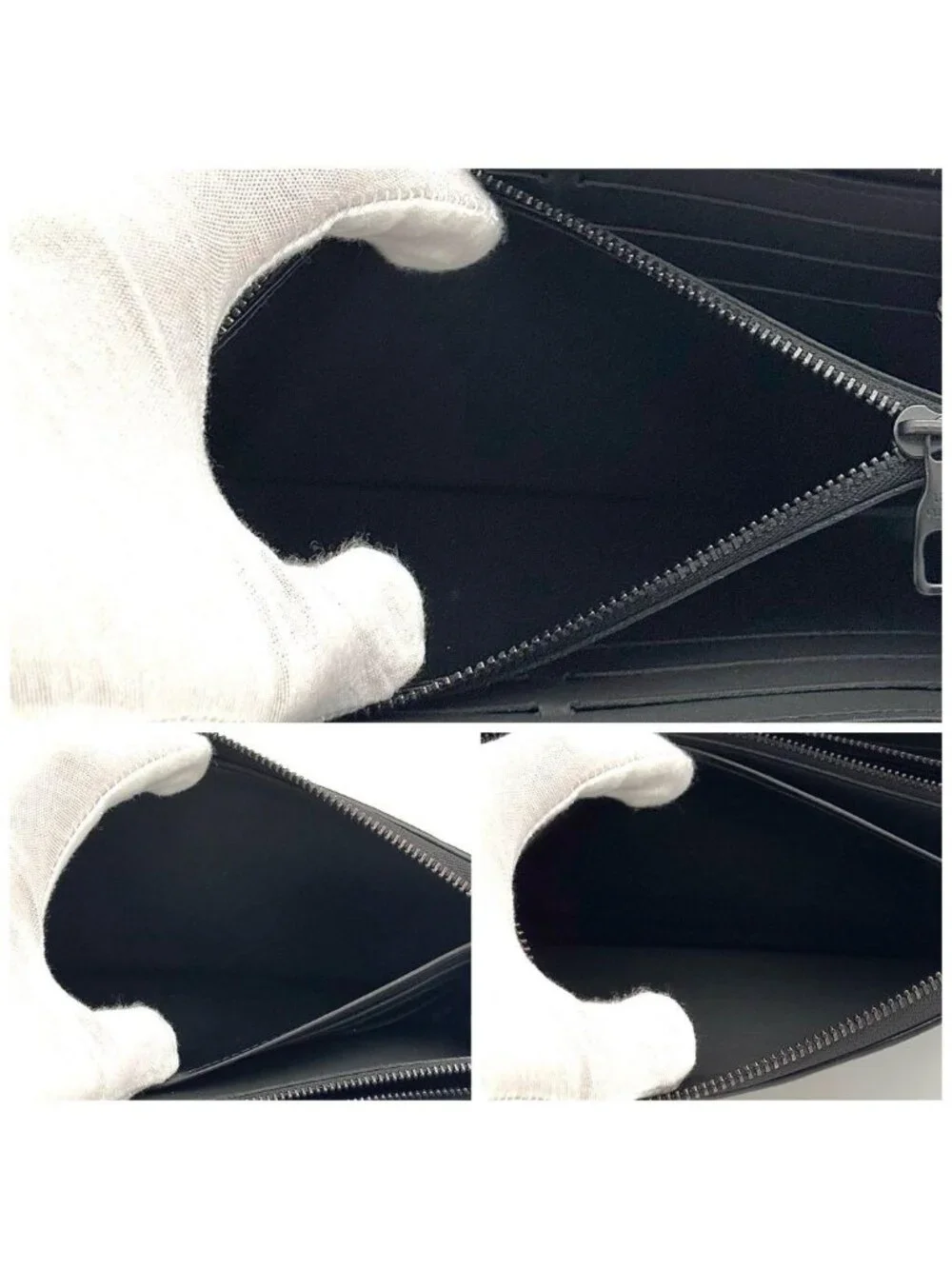 Louis Vuitton Wallet Zippy Horizontal Black